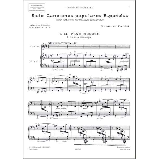 Siete Canciones Populares Espanolas